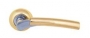 Ручка хром матовый золото gpc/pb - Ручка на розетке GPC/PB, хром матовый/золото.